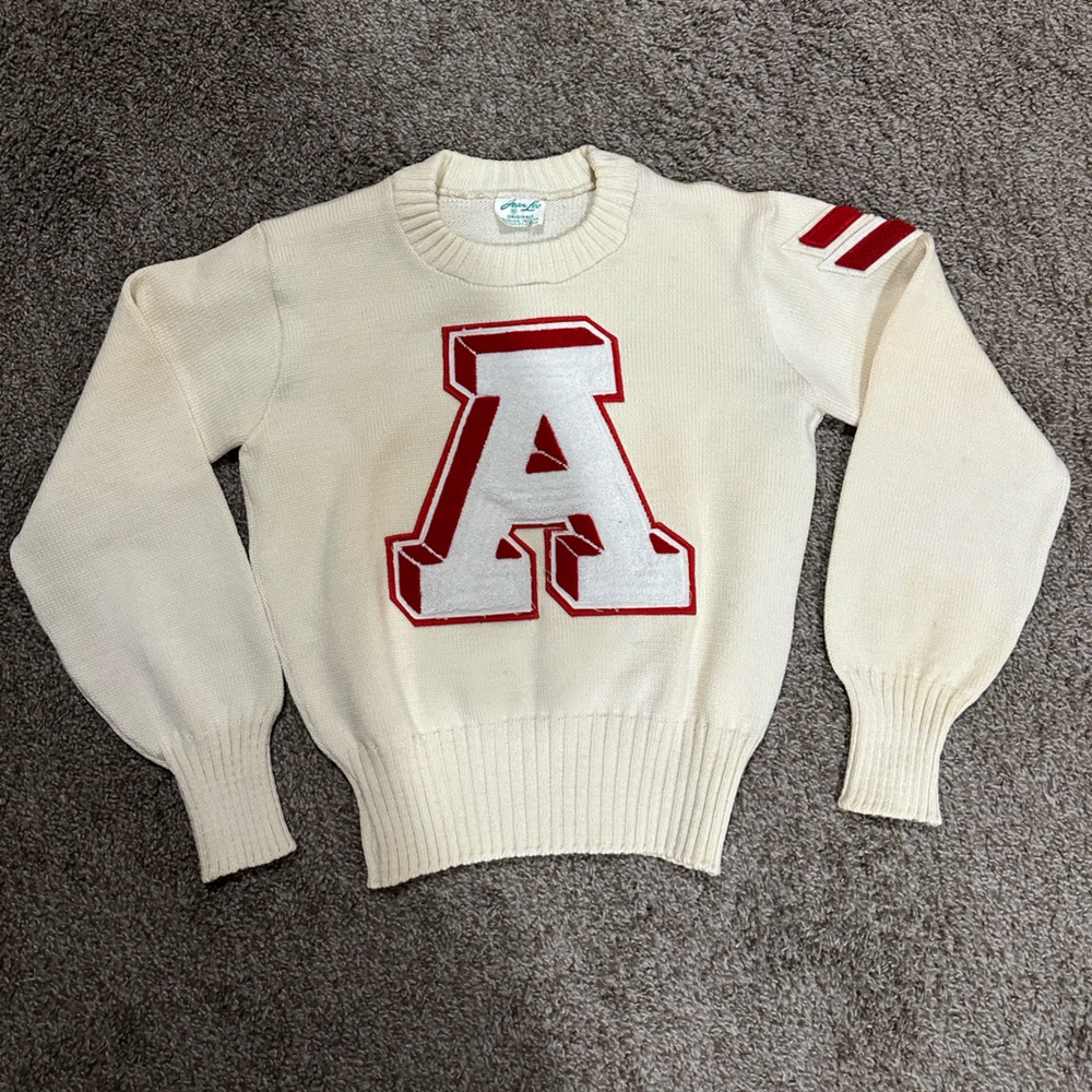 Vintage Letterman Sweater